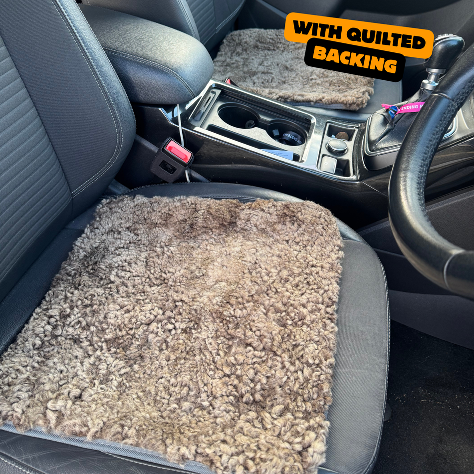 Short Wool Sheepskin Pads with Backing