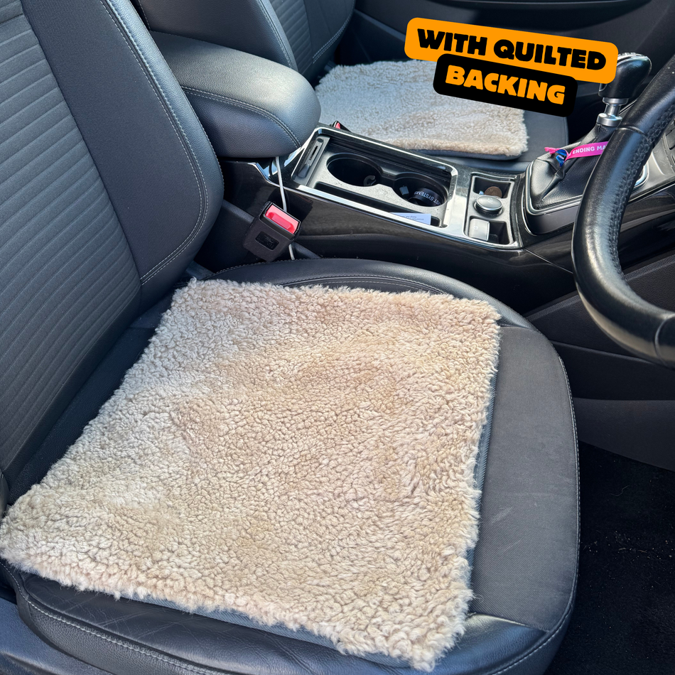 Short Wool Sheepskin Pads with Backing