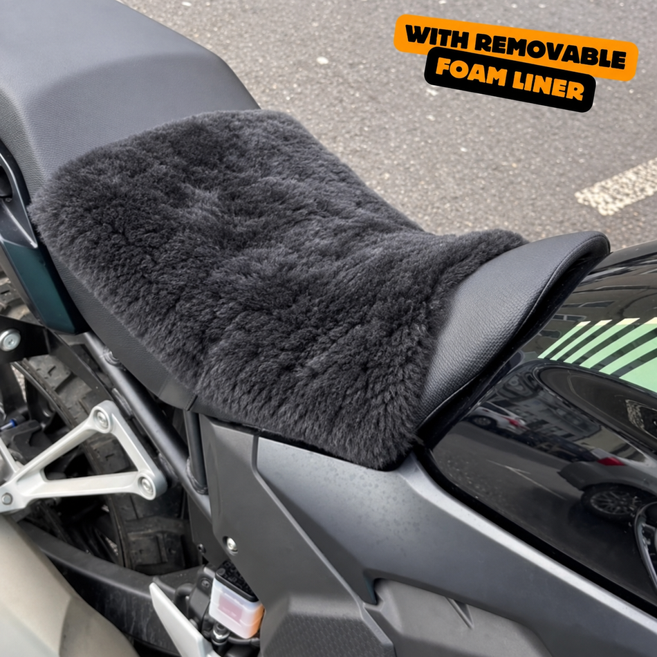 ComfortCraft 'The Universal' Motorcycle Sheepskin Seat Pad