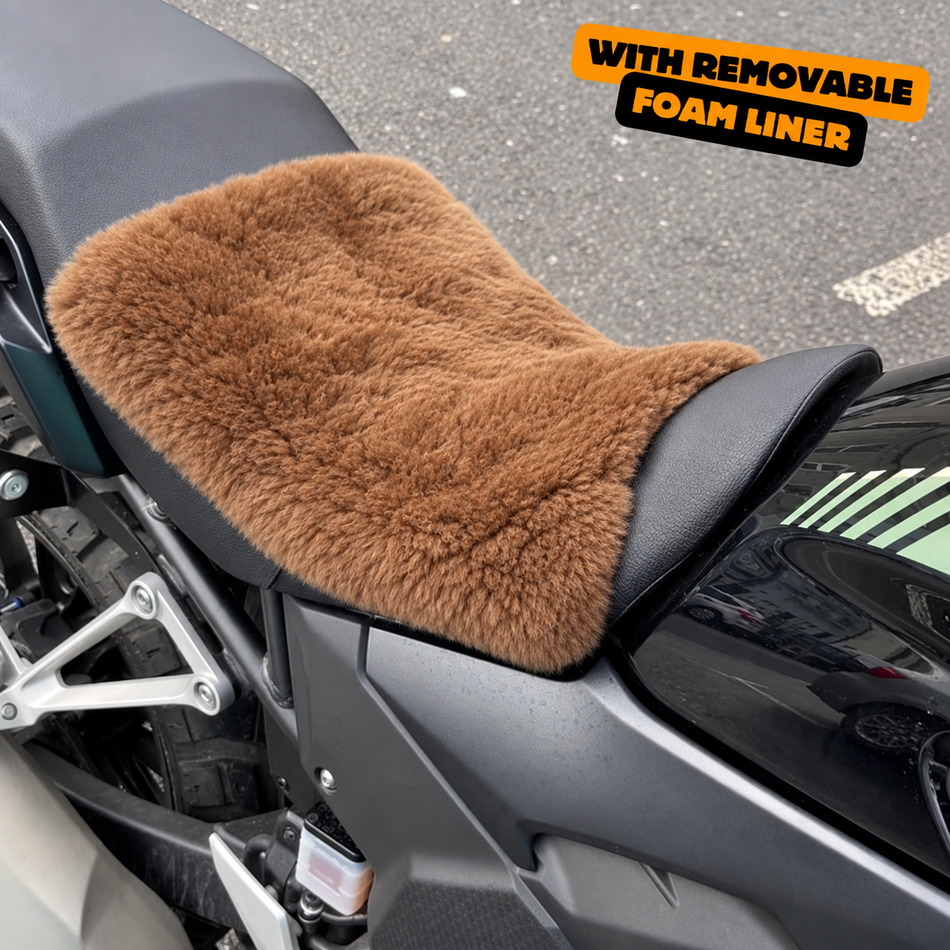 ComfortCraft 'The Universal' Motorcycle Sheepskin Seat Pad