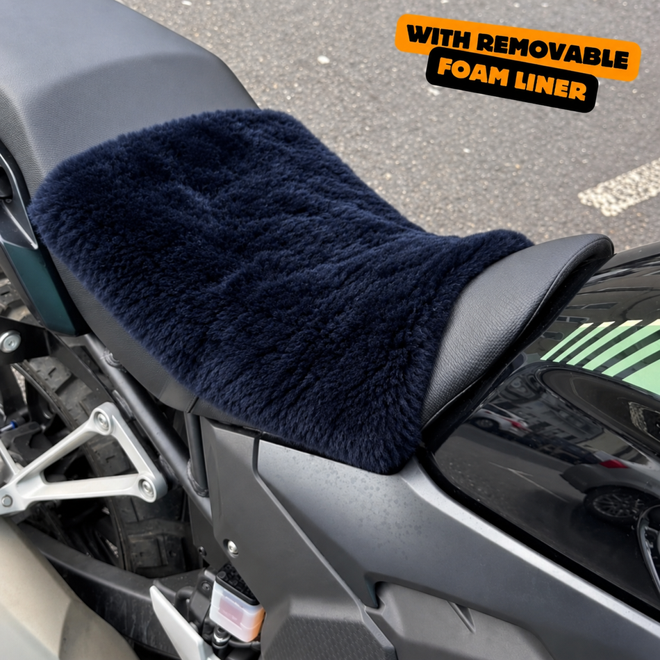 ComfortCraft 'The Universal' Motorcycle Sheepskin Seat Pad