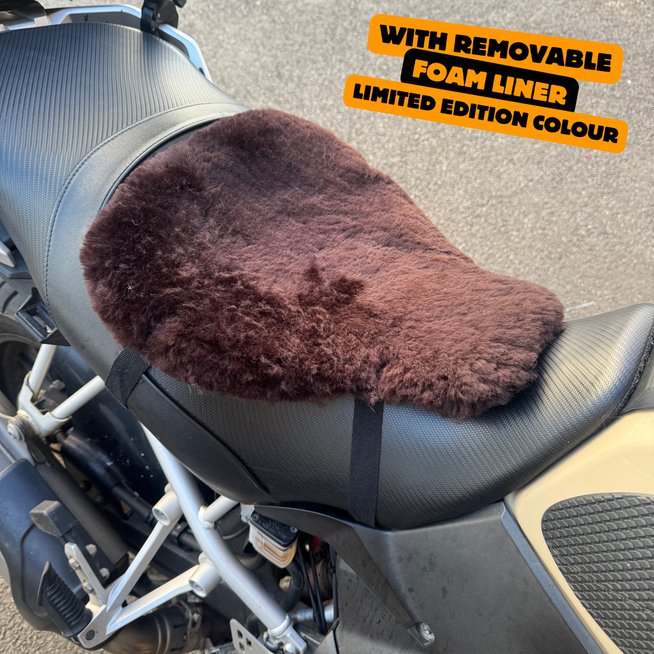 ComfortCraft 'The Nomad' Sheepskin Seat Pad – Special Edition (Chocolate)