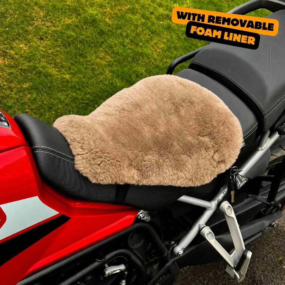 ComfortCraft 'The Nomad' Adventure Motorcycle Sheepskin Seat Pad