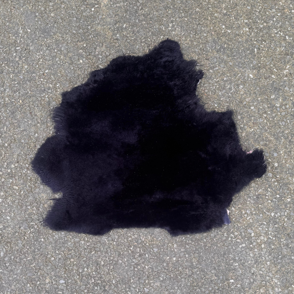 Short Wool Sheepskin Half Pads with Straps - Shape Your Own Seat Pad