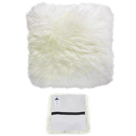 'AngelicRider' White Sheepskin Motorcycle Seat Cover