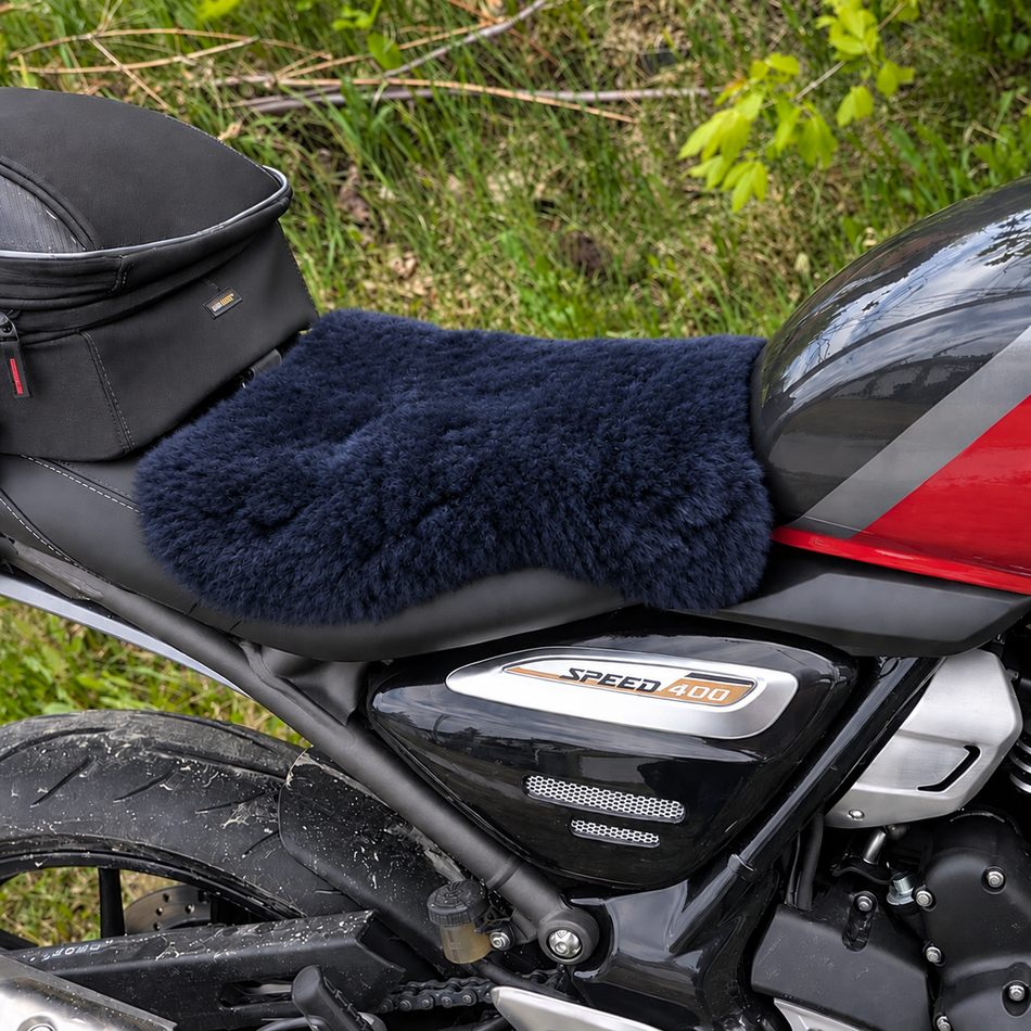 'The Varela' Sports Touring Short Wool Sheepskin Seat Pad