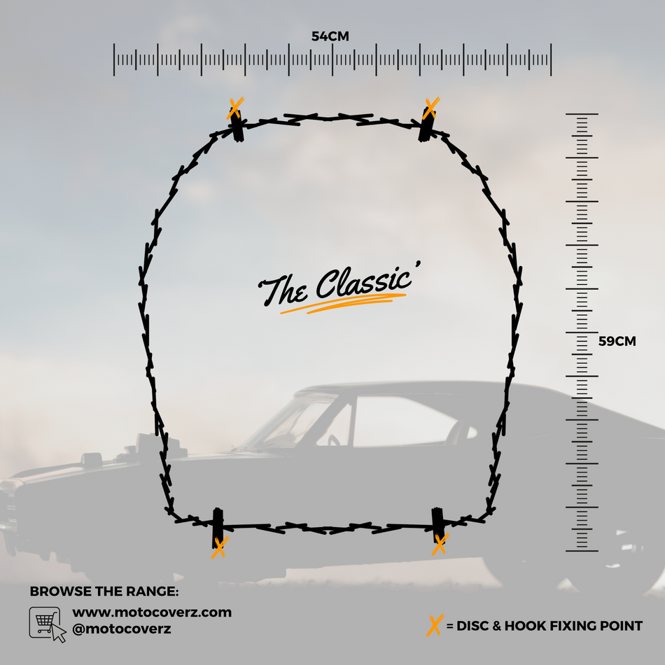 'The Classic' Vintage & Retro Car Sheepskin Seat Cover – Non-Bucket Seats