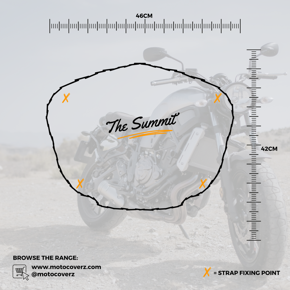 'The Summit' Wide Multi Model Motorcycle Short Wool Sheepskin Seat Pad