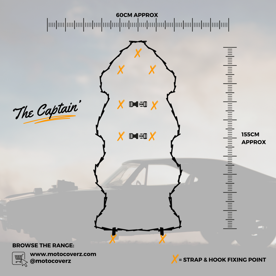 'The Captain' Natural Sheepskin Seat Covers for Motorhomes